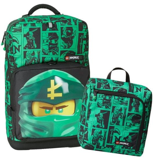 LEGO Bags školski ruksak Ninjago Green Optimo Plus