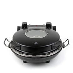 Wiltec 1200W tava za pečenje pizze - kamena ploča 32 cm do 400 ° C