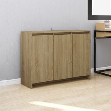 Vidaxl Ormarić, hrast Sonoma, 102x33x75 cm, materijal na bazi drva