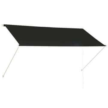 Vidaxl Tenda na uvlačenje 250 x 150 cm antracit