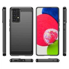 MG Carbon Case Flexible silikonska maska za Samsung Galaxy A53 5G, crno