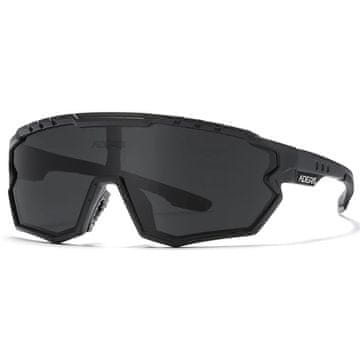 KDEAM Warren 01 biciklističke naočale, Black / Black