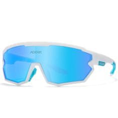KDEAM Warren 04 biciklističke naočale, White / Blue