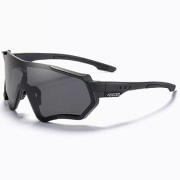 KDEAM Collins 01 biciklističke naočale, Black / Black