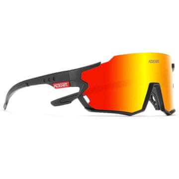 KDEAM Gilbert 03 biciklističke naočale, Black / Red