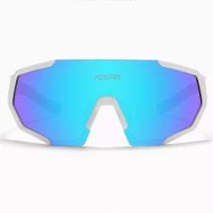 KDEAM Ocean 05 biciklističke naočale, White / Blue
