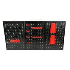 Wiltec Metalni zidni organizator alata 120x60cm