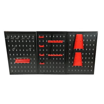 Wiltec Metalni zidni organizator alata 120x60cm