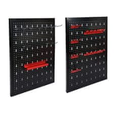 Wiltec Metalni zidni organizator alata 120x60cm