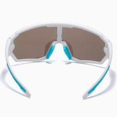 KDEAM Warren 04 biciklističke naočale, White / Blue