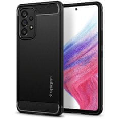 Spigen Rugged Armor silikonska maska za Samsung Galaxy A53 5G, crno
