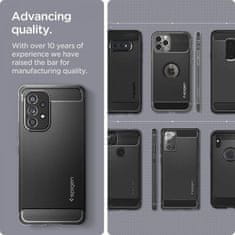 Spigen Rugged Armor silikonska maska za Samsung Galaxy A53 5G, crno