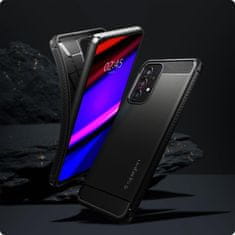 Spigen Rugged Armor silikonska maska za Samsung Galaxy A53 5G, crno