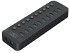 Orico CT2U3-10AB USB hub sa 10 portova, USB 3.0, s prekidačima, vanjsko napajanje, crna (CT2U3-10AB-EU-BK-BP)