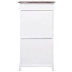 Vidaxl Ormarić za cipele smeđi 50 x 28 x 98 cm od drva paulovnije