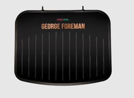 George Foreman Fit Grill Copper električni roštilj, srednji