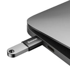 BASEUS Ingenuity Mini OTG adapter USB-C / USB 3.1, crno