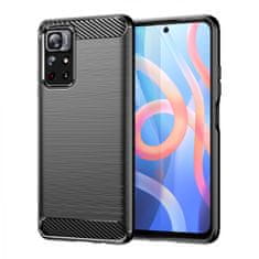 MG Carbon Case Flexible silikonska maska za Xiaomi Poco M4 Pro 5G, crno