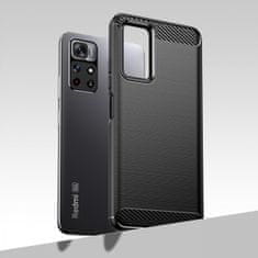 MG Carbon Case Flexible silikonska maska za Xiaomi Poco M4 Pro 5G, crno