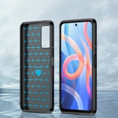 MG Carbon Case Flexible silikonska maska za Xiaomi Poco M4 Pro 5G, crno