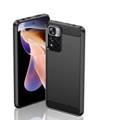 MG Carbon Case Flexible silikonska maska za Xiaomi Poco X4 NFC, crno