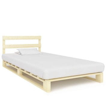 Vidaxl Okvir za krevet od paleta, masivno borovo drvo 100 x 200 cm