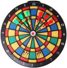 ACRAsport Ploča za pikado s rupicama od plastike sa strelicama 45 cm 51814