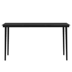 Vidaxl 7-dijelni vrtni blagovaonski set s jastucima smeđi