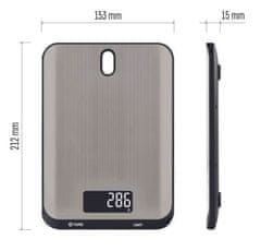 EMOS Digitalna kuhinjska vaga EV026, srebrna