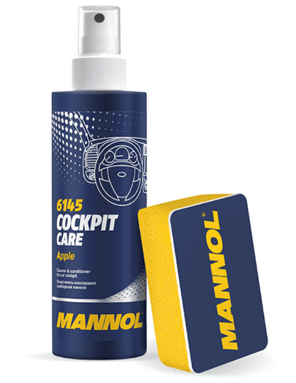 Mannol Cockpit Care Apple Armature Cleaner and Polish, 250 ml