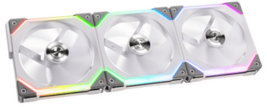 Lian Li SL120 ventilator za kućište, RGB, 120 mm, 3 komada i kontroler, bijeli (UF-SL120-3W)