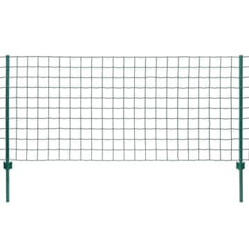 Vidaxl Euro ograda 20 x 0,8 m čelična zelena