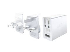 Razer 4-portni zidni punjač, ​​USB-C, 130W, bijeli