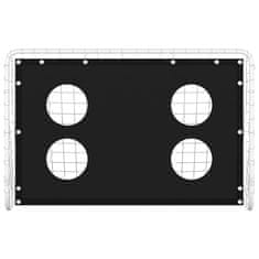 Vidaxl Nogometni gol za trening, čelik, 184x61x122 cm