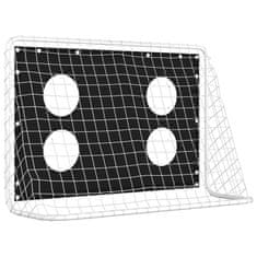 Vidaxl Nogometni gol za trening, čelik, 184x61x122 cm