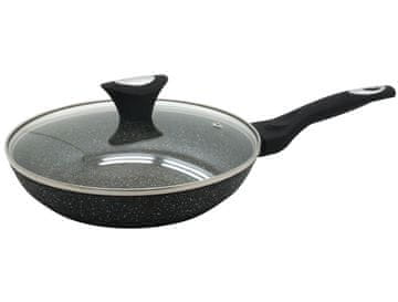 KLAUSBERG Tava s granitnim premazom 28 cm Marmo Gold KB-7041