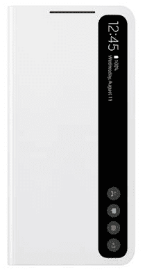 Samsung S21 FE Clear View maskica, preklopna, bijela (EF-ZG990CWEGEE)