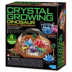 4M Crystal Growing terarij, s kristalima i dinosaurima