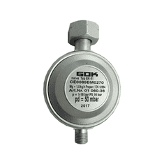 Gok regulator cilindra, SLO (6 mm, 1/4″ – 50 mbar)