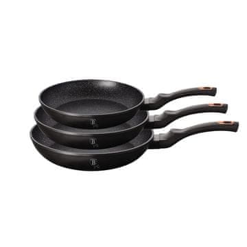 Set od 3 tave 20/24/28 cm Black Rose BH-6158