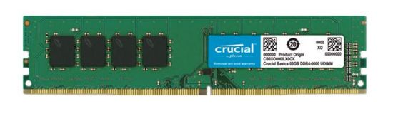 Crucial memorija (RAM), DDR4, 16 GB, 2666MT/s, CL19, 1,2 V (CB16GU2666)
