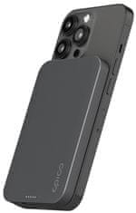 EPICO prijenosna baterija 5000mAh Magnetic Wireless Powerbank, crna 9915101300192