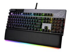 ASUS ROG Strix Flare II Animate tipkovnica, ROG NX Red, PBT, RGB, USB, UK HRV g.