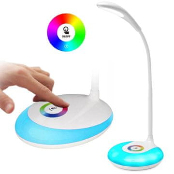 Verkgroup Moderna LED 256 RGB stolna lampa USB touch