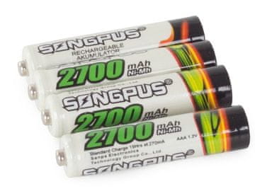 Verkgroup 4x punjiva baterija AAA 2700 mAh
