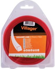 Villager Red line najlonska nit za košnju, kvadratna, 2.7 mm x 1240 m (20 LB)