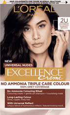 Loreal Paris Excellence Universal Nudes boja za kosu, 2U Darkest Brown