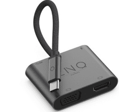 Linq priključna stanica, 4 u 1, USB-C, HDMI, 4K, 60Hz, VGA, 1080p, PD, 100W, USB 3.2