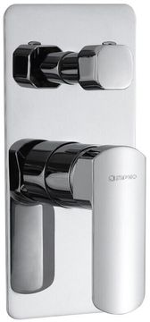 SAPHO MIXONA Podžbukna Tuš Baterija, Dvostruki Izlaz, Krom, Hranati Dizajn