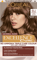 Loreal Paris Excellence Universal Nudes boja za kosu, 6U Dark Blonde
